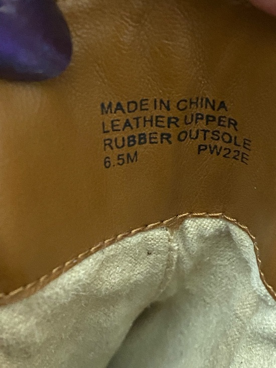 Michael Kors | MK Brown Leather Studded Ridley Chelsea Boot Lug Sole NWOB 6.5 - Picture 9 of 11